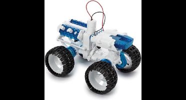 Velleman Educatieve bouwkit, terreinauto, aangedreven door zout water, speelgoedrobot, STEM constructiespeelgoed