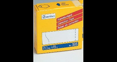 Avery Correctietape Zweckform wit - 21 - 1mmx15m permanent