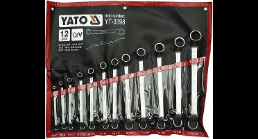 YATO Professionele Bovenfreesbitset 15-delig – YT-68002 – Houtfreesjes 8mm Schacht – Hardmetaal Wolframcarbide (YG6X) met Glijlagers