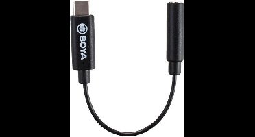 Boya Audio-adapter By-k6 Universeel Dji Osmo Pocket 3,5 Mm Zwart