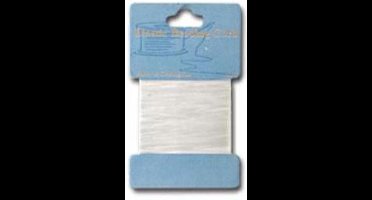 Elastisch kralenkoord wit 0.7 milimeter 5 Meter 10829-7001