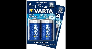 Batterijen D (4x) - Set van 4 Varta D-cell batterijen (o.a. voor Vonyx MEG020 megafoon)