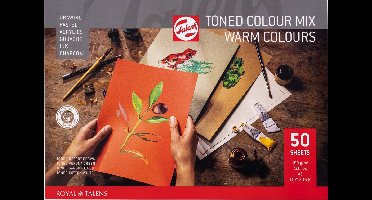 Talens toned colour mix warm colours A3