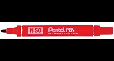 Pentel N50 Merkstift - Rood
