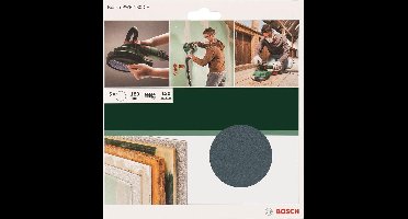 Bosch 5-delige schuurschijvenset voor PWR 180 CE 180 mm - korrel 120