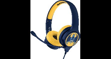 Batman - kinderkoptelefoon - afneembare microfoon - volumebegrenzing - verstelbaar