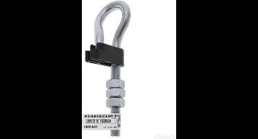 WAELBERS veiligheids schommelhaak | M12 x 160 mm | met veiligheidssluiting