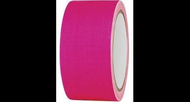 TOOLCRAFT 80FL5025PC 80FL5025PC Textieltape 80FL5025PC Neon-pink (l x b) 25 m x 50 mm 1 stuk(s)