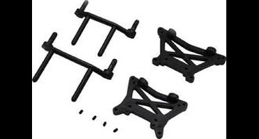 Reely 538547C Reserveonderdeel Demperbruggen voor/achter en bodyhouder