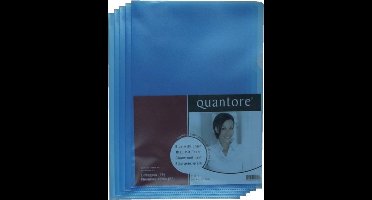 Insteekmap L-model Quantore * A4 L-map * Blauw * PP * 0.12mm dik * 100 stuks