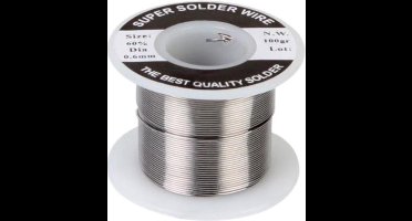 Velleman Soldeer, Sn 60 % Pb 40 %, 0.6 mm, 100 g, spoel