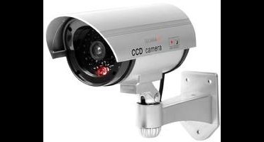 Technaxx TX-18 CCTV-bewakingscamera Binnen & buiten Rond - Dummy Camera - Zwart/Zilver