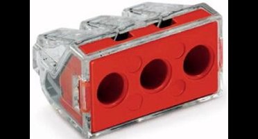 5 stuks Wago lasklem geschikt voor 3 x 2,5 t/m 6 mm² massief draad