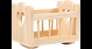 Wieg, L: 8 cm, B: 5,5 cm, 1 stuk