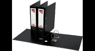 10x Ordner Quantore A4 80mm PP zwart - set 10 stuks