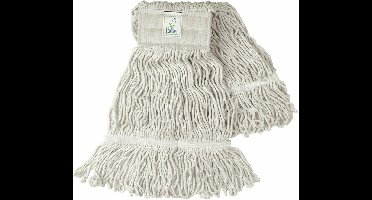 Dweilmop eerste kwaliteit 400 gram gelust met band