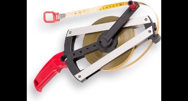 BMI Landmetermaat Stalen Lint 50 meter