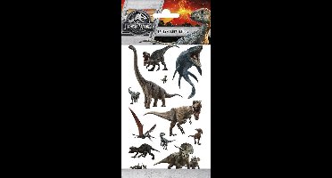 Funny Products Kindertattoos Jurassic World Papier 12 Stuks