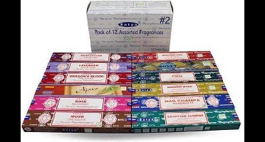 Satya Wierook Assortiment 2 – 12 Soorten (12 pakjes)