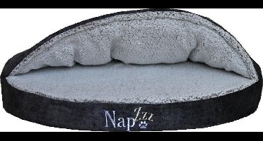 Napzzz Honden/kattenmand Cuddle Cave Super Soft 100x80xH20 cm Grijs