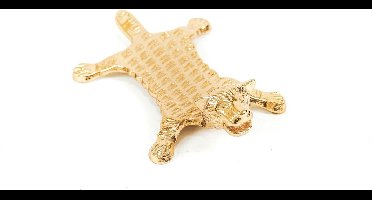 Housevitamin - Liggende Beer - Schaal / Decoratie - Goud