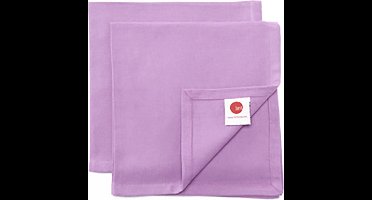 TINT UNI SET 2 SERVETTEN 45X45 IRIS