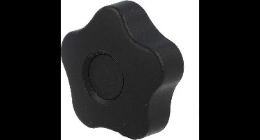 M10 schroefknop - 50mm - met afdekkap
