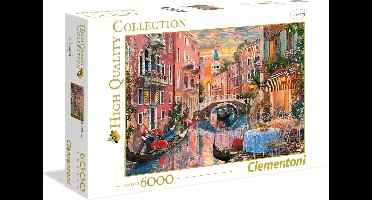 Clementoni - Puzzel - 6000 Stukjes - Zonsondergang in Venetië - High Quality Collection - Puzzel Voor Volwassenen