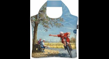 Ecozz tas - Turbo - Marius van Dokkum - met rits - 46x41 cm