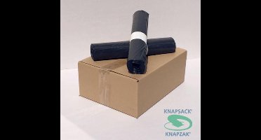 Vuilniszak/afvalzak grijs - 60 liter - 120 stuks