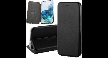 Hoesje geschikt voor Samsung S20 FE FE - Book Case Cover Slim Kunstleer Wallet Zwart