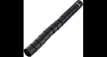 TRU COMPONENTS 1593708 TC-KL15BKZ-50M203 Spiraalslang 15 mm (max) Zwart 50 m