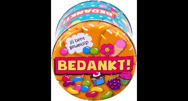 Paperdreams snoepblikje - Bedankt
