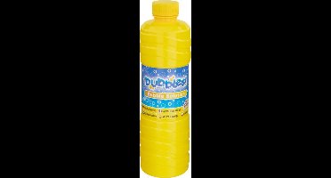 Fles bellenblaas 1Liter | navulling bellenblaas - Gele fles