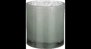 Mica Decorations Estelle Vaas - H18 x Ø17 cm - Glas - Lichtgroen