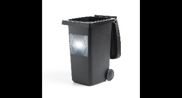 Container sticker Uitsneden Tunnels - 3D illustratie van de binnenkant van een tunnel Klikosticker - 40x40 cm - kliko sticker - weerbestendige containersticker