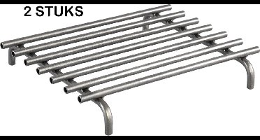 PTMD - pannenonderzetters  - Metaal -  25 x 18 x 4 cm – 2 stuks