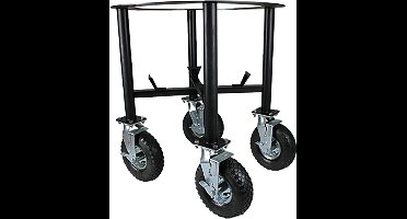 YAKINIKU Kamado Onderstel - XLARGE - All Round - 22 inch - RVS - Kamado Onderstel met Wielen