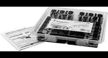 Telegärtner 100023043 RJ45-stekker CAT 6A afgeschermd 100023043 Stekker, recht Aantal polen (sensoren) 8P8C Metaal 10 s