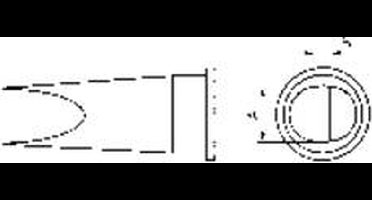 Weller LHTE Soldeerpunt Platte vorm Grootte soldeerpunt 6.7