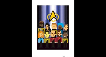 Pyramid Star Trek The Next Generation Trexels TNG Crew Kunstdruk 60x80cm Poster - 60x80cm