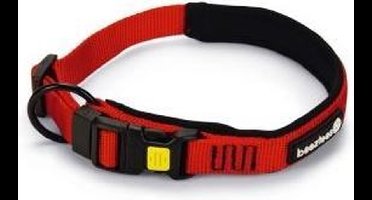 Beeztees Parinca Hondenhalsband Nylon Rood 55-60 cm x 30 mm