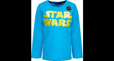 Star Wars  - Longsleeve - Blauw - 4 jaar - 104 cm