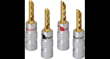 4x Nakamichi Banaanstekker Holle Variant - Banaan Stekker 4 stuks