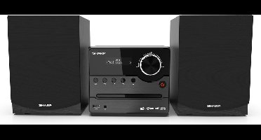 Sharp XL-B517D Home audio-microsysteem Zwart
