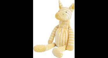 Happy Horse Zebra Ziggy Knuffel 38cm - Geel - Baby knuffel