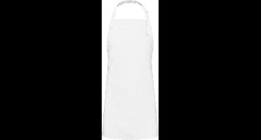 Benza Schort Keukenschort - voor Kinderen - Wit - 50 x 60 cm