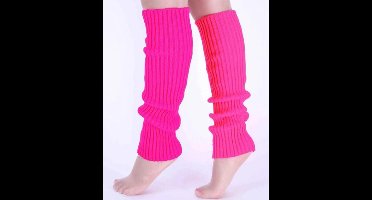 Beenwarmers - Dames - Legwarmer - Grof Gebreid - Wol - Roze