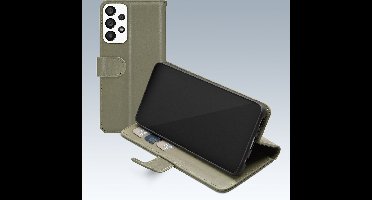 Mobilize Telefoonhoesje geschikt voor Samsung Galaxy A53 Hoesje | Mobilize Premium Gelly Wallet Bookcase Portemonnee | Pasjeshouder voor 3 Pasjes | Telefoonhoesje voor Pinpas / OV Kaart / Rijbewijs - Groen