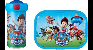 Mepal lunchset (schoolbeker & lunchbox) Campus - 300 + 750 ml - Broodtrommel en Drinkbeker voor kinderen - Bento box - Schoolbeker - Paw Patrol